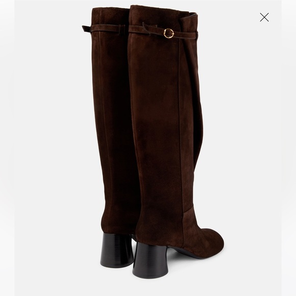 KHAITE Admiral suede knee-high boots sz 40 NEW - Picture 5 of 15